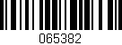 Código de barras (EAN, GTIN, SKU, ISBN): '065382'