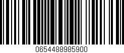 Código de barras (EAN, GTIN, SKU, ISBN): '0654488985900'