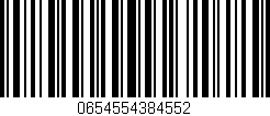 Código de barras (EAN, GTIN, SKU, ISBN): '0654554384552'