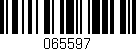Código de barras (EAN, GTIN, SKU, ISBN): '065597'