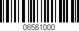 Código de barras (EAN, GTIN, SKU, ISBN): '06561000'
