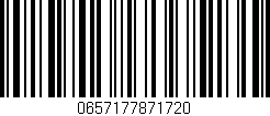 Código de barras (EAN, GTIN, SKU, ISBN): '0657177871720'