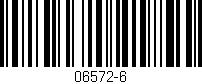Código de barras (EAN, GTIN, SKU, ISBN): '06572-6'