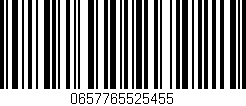 Código de barras (EAN, GTIN, SKU, ISBN): '0657765525455'