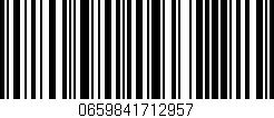 Código de barras (EAN, GTIN, SKU, ISBN): '0659841712957'