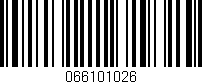 Código de barras (EAN, GTIN, SKU, ISBN): '066101026'