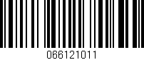Código de barras (EAN, GTIN, SKU, ISBN): '066121011'