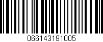 Código de barras (EAN, GTIN, SKU, ISBN): '066143191005'