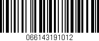 Código de barras (EAN, GTIN, SKU, ISBN): '066143191012'