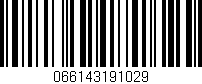 Código de barras (EAN, GTIN, SKU, ISBN): '066143191029'