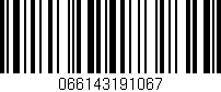 Código de barras (EAN, GTIN, SKU, ISBN): '066143191067'