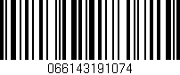 Código de barras (EAN, GTIN, SKU, ISBN): '066143191074'