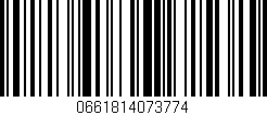Código de barras (EAN, GTIN, SKU, ISBN): '0661814073774'