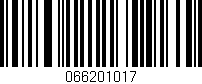 Código de barras (EAN, GTIN, SKU, ISBN): '066201017'