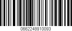 Código de barras (EAN, GTIN, SKU, ISBN): '0662248910093'