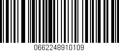 Código de barras (EAN, GTIN, SKU, ISBN): '0662248910109'