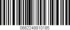 Código de barras (EAN, GTIN, SKU, ISBN): '0662248910185'