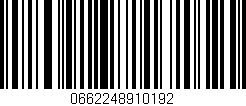Código de barras (EAN, GTIN, SKU, ISBN): '0662248910192'