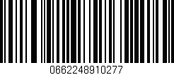 Código de barras (EAN, GTIN, SKU, ISBN): '0662248910277'