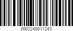 Código de barras (EAN, GTIN, SKU, ISBN): '0662248911243'