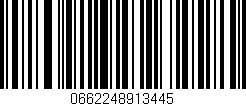 Código de barras (EAN, GTIN, SKU, ISBN): '0662248913445'