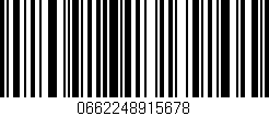 Código de barras (EAN, GTIN, SKU, ISBN): '0662248915678'