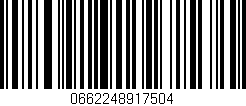 Código de barras (EAN, GTIN, SKU, ISBN): '0662248917504'