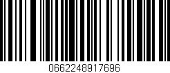 Código de barras (EAN, GTIN, SKU, ISBN): '0662248917696'
