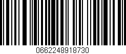 Código de barras (EAN, GTIN, SKU, ISBN): '0662248918730'
