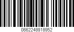 Código de barras (EAN, GTIN, SKU, ISBN): '0662248918952'