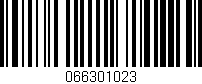 Código de barras (EAN, GTIN, SKU, ISBN): '066301023'