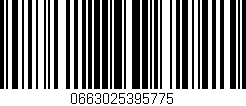 Código de barras (EAN, GTIN, SKU, ISBN): '0663025395775'