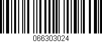 Código de barras (EAN, GTIN, SKU, ISBN): '066303024'