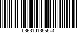 Código de barras (EAN, GTIN, SKU, ISBN): '0663191395944'