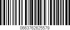 Código de barras (EAN, GTIN, SKU, ISBN): '0663762625579'