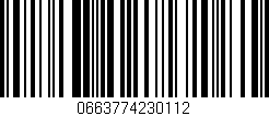 Código de barras (EAN, GTIN, SKU, ISBN): '0663774230112'