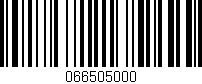 Código de barras (EAN, GTIN, SKU, ISBN): '066505000'
