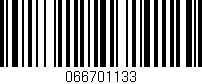 Código de barras (EAN, GTIN, SKU, ISBN): '066701133'