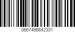 Código de barras (EAN, GTIN, SKU, ISBN): '0667486642331'