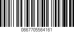 Código de barras (EAN, GTIN, SKU, ISBN): '0667705564161'