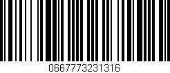 Código de barras (EAN, GTIN, SKU, ISBN): '0667773231316'
