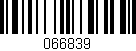 Código de barras (EAN, GTIN, SKU, ISBN): '066839'