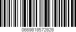 Código de barras (EAN, GTIN, SKU, ISBN): '0669818572828'