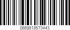 Código de barras (EAN, GTIN, SKU, ISBN): '0669818573443'