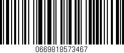 Código de barras (EAN, GTIN, SKU, ISBN): '0669818573467'