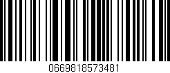 Código de barras (EAN, GTIN, SKU, ISBN): '0669818573481'
