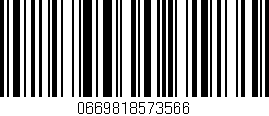 Código de barras (EAN, GTIN, SKU, ISBN): '0669818573566'