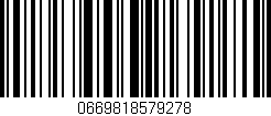 Código de barras (EAN, GTIN, SKU, ISBN): '0669818579278'