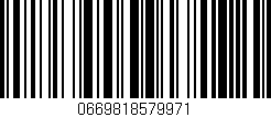 Código de barras (EAN, GTIN, SKU, ISBN): '0669818579971'