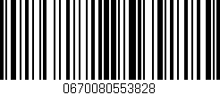 Código de barras (EAN, GTIN, SKU, ISBN): '0670080553828'